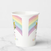Gobelets En Papier Unicorn Rainbows fête d'anniversaire (Gauche)