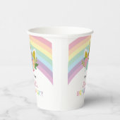 Gobelets En Papier Unicorn Rainbows fête d'anniversaire (Droite)