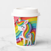 Gobelets En Papier Unicorne (Verso)