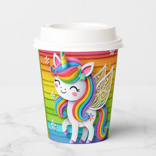 Gobelets En Papier Unicorne 4 (Verso)