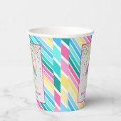 Gobelets En Papier Unicorne Anniversaire 1er Anniversaire (Droite)