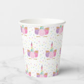 Gobelets En Papier unicorne motif tasse de papier (Verso)