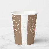 Gobelets En Papier Unicorne rose magique Ballerina Fille Anniversaire (Gauche)