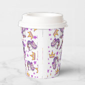 Gobelets En Papier Unicorne violette (Droite)