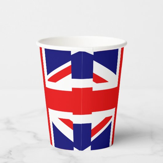 GOBELETS EN PAPIER UNION JACK - LE DRAPEAU BRITANNIQUE (Droite)