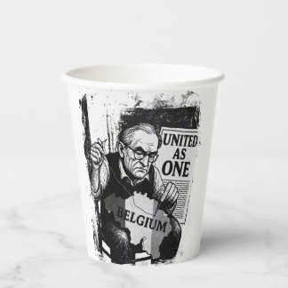 Gobelets En Papier United as One - Belgium Paper Cup