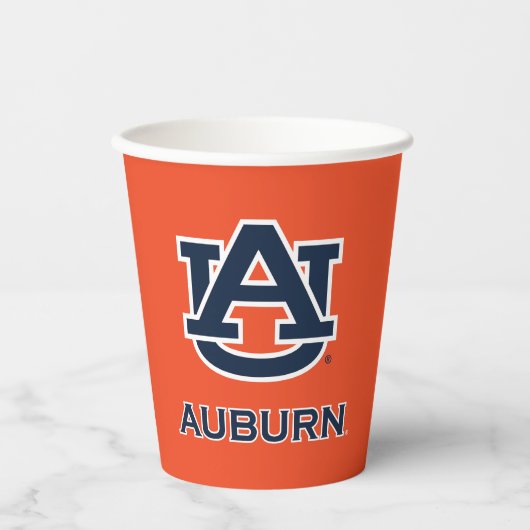 Gobelets En Papier Université d'Auburn | AU Auburn (Recto)