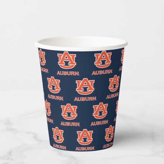 Gobelets En Papier Université d'Auburn | AU Auburn (Recto)