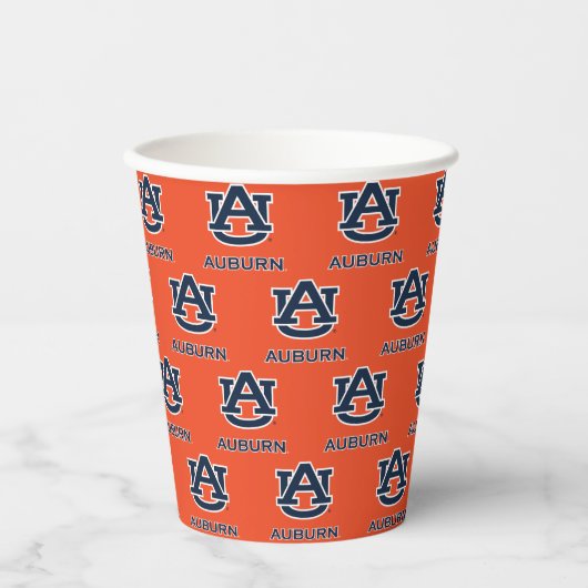Gobelets En Papier Université d'Auburn | AU Auburn (Recto)