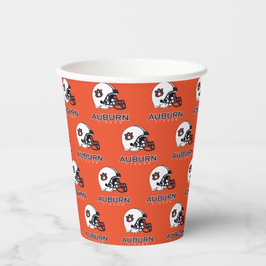 Gobelets En Papier Université d'Auburn | Auburn Football (Recto)