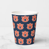 Gobelets En Papier Université d'Auburn | Auburn UA Logo (Verso)