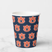 Gobelets En Papier Université d'Auburn | Auburn UA Logo (Recto)