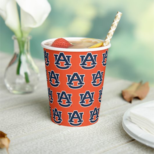 Gobelets En Papier Université d'Auburn | Auburn UA Logo (Insitu)