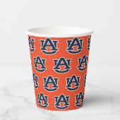 Gobelets En Papier Université d'Auburn | Auburn UA Logo (Recto)