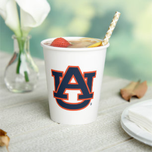 Gobelets En Papier Université d'Auburn   Auburn UA Logo