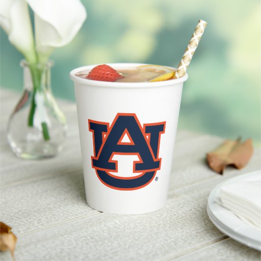 Gobelets En Papier Université d'Auburn | Auburn UA Logo (Insitu)
