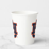 Gobelets En Papier Université d'Auburn | Auburn UA Logo (Droite)