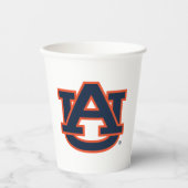 Gobelets En Papier Université d'Auburn | Auburn UA Logo (Recto)
