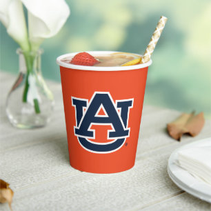 Gobelets En Papier Université d'Auburn   Auburn UA Logo