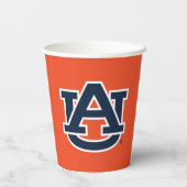 Gobelets En Papier Université d'Auburn | Auburn UA Logo (Verso)