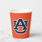 Gobelets En Papier Université d'Auburn | Auburn UA Logo (Recto)