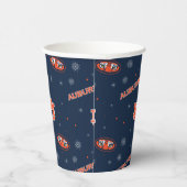 Gobelets En Papier Université d'Auburn | Motif de vacances (Droite)