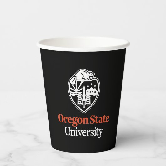 Gobelets En Papier Université d'État de l'Oregon (Verso)
