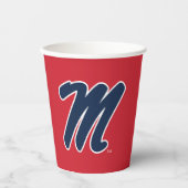 Gobelets En Papier Université du Mississippi | Script M (Recto)