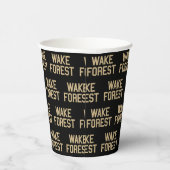 Gobelets En Papier Université Wake Forest | Wake Forest (Droite)