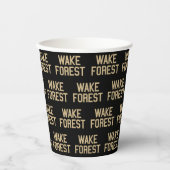 Gobelets En Papier Université Wake Forest | Wake Forest (Recto)