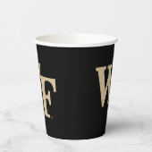 Gobelets En Papier Université Wake Forest | WF (Gauche)