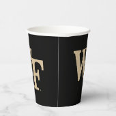 Gobelets En Papier Université Wake Forest | WF (Droite)