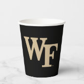 Gobelets En Papier Université Wake Forest | WF (Recto)