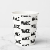 Gobelets En Papier Université Wake Forest | Wordmark Wake (Verso)