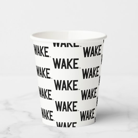 Gobelets En Papier Université Wake Forest | Wordmark Wake (Gauche)