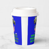 Gobelets En Papier Unstoppable veterans blue (Droite)