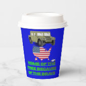 Gobelets En Papier Unstoppable veterans blue (Recto)