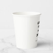Gobelets En Papier Upload Your Own Design Here | Custom Template (Droite)