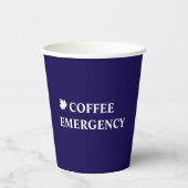 GOBELETS EN PAPIER URGENCE DU CAFÉ (Recto)