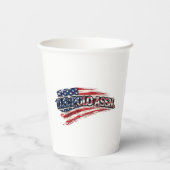 Gobelets En Papier USA Flag Party Paper Cups (Verso)