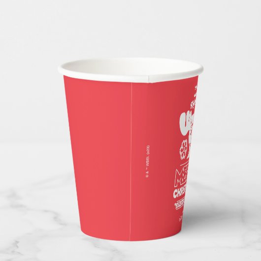 Gobelets En Papier Vacances de Noël | Joyeux Christmoose (Droite)