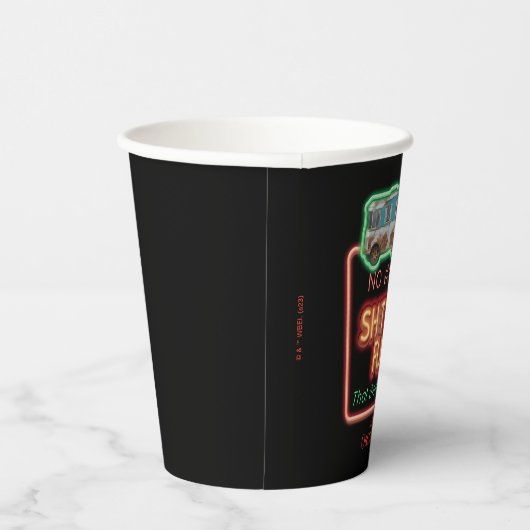 Gobelets En Papier Vacances de Noël | Sh*tter's Full Neon Sign (Droite)