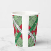 Gobelets En Papier VACANCES JACQUARDS KNIT tasses en papier (Gauche)