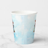 Gobelets En Papier Vache bébé mignonne dans le Baby shower bleu seau (Droite)