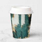 Gobelets En Papier Vache blanche de l'Ouest Emerald Gold (Droite)