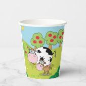 Gobelets En Papier Vache Et Veau (Recto)