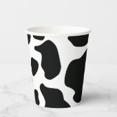 Gobelets En Papier Vache mignonne cacher l'anniversaire (Recto)