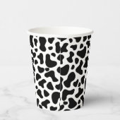 Gobelets En Papier Vache noire et blanche Imprimer Anniversaire (Droite)