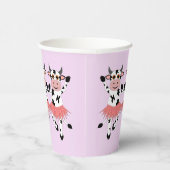Gobelets En Papier Vaches dansantes mignonnes et amusantes (Droite)