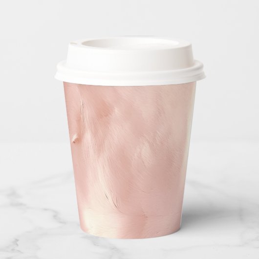 Gobelets En Papier Vachette blanche rose du sud-ouest (Verso)